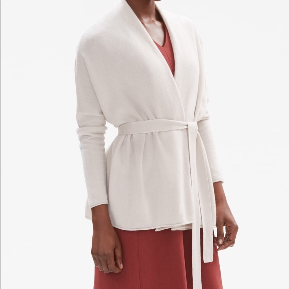 MM LaFleur Daphne Cashmere Sweater in Ivory XS